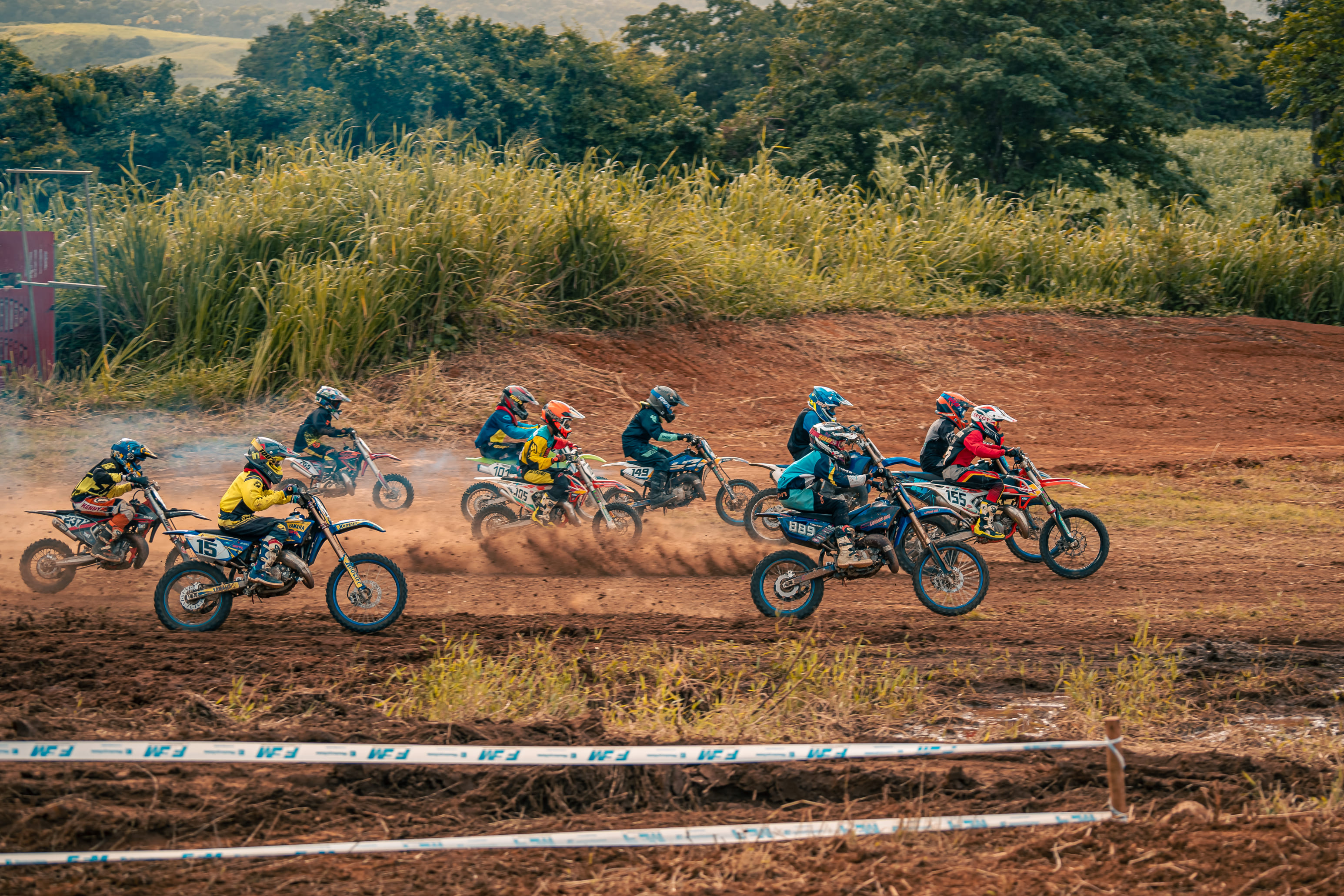 Course de motocross